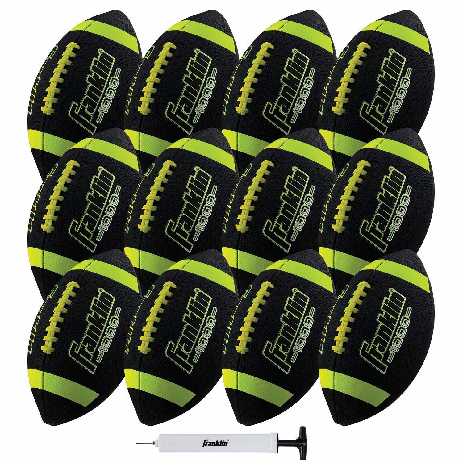 junior-size-football-with-pump-12-pack-black-lime-33099c1x